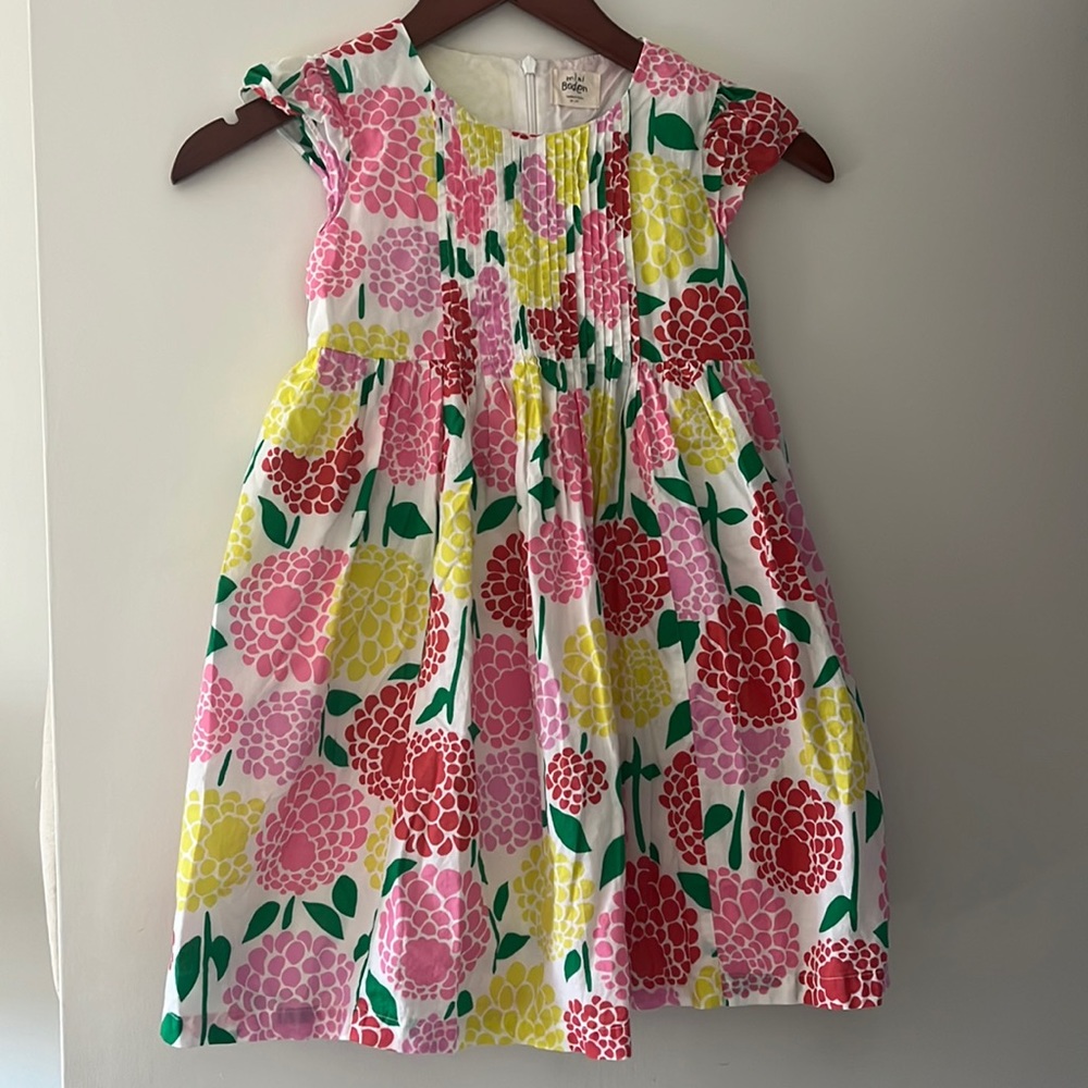 Mini Boden Precious floral print cotton dress for 5-7 years